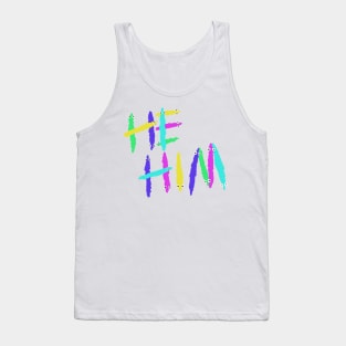 Worm on a string pronoun Tank Top